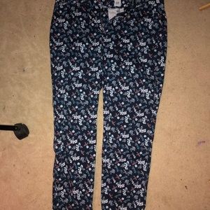 Gap Blue Floral Pants